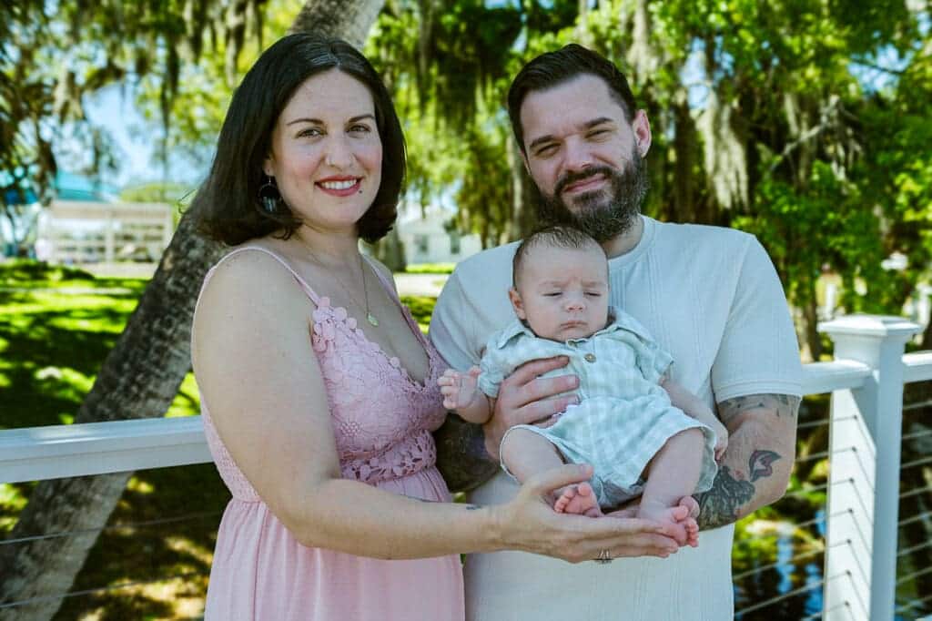 Brubaker family portrait – New Port Richey family photographer