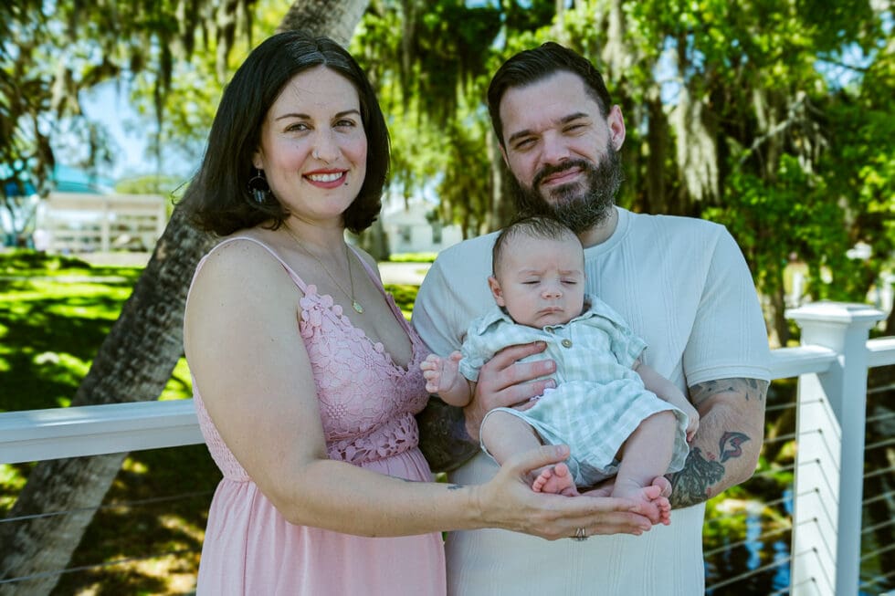 Brubaker family portrait – New Port Richey family photographer