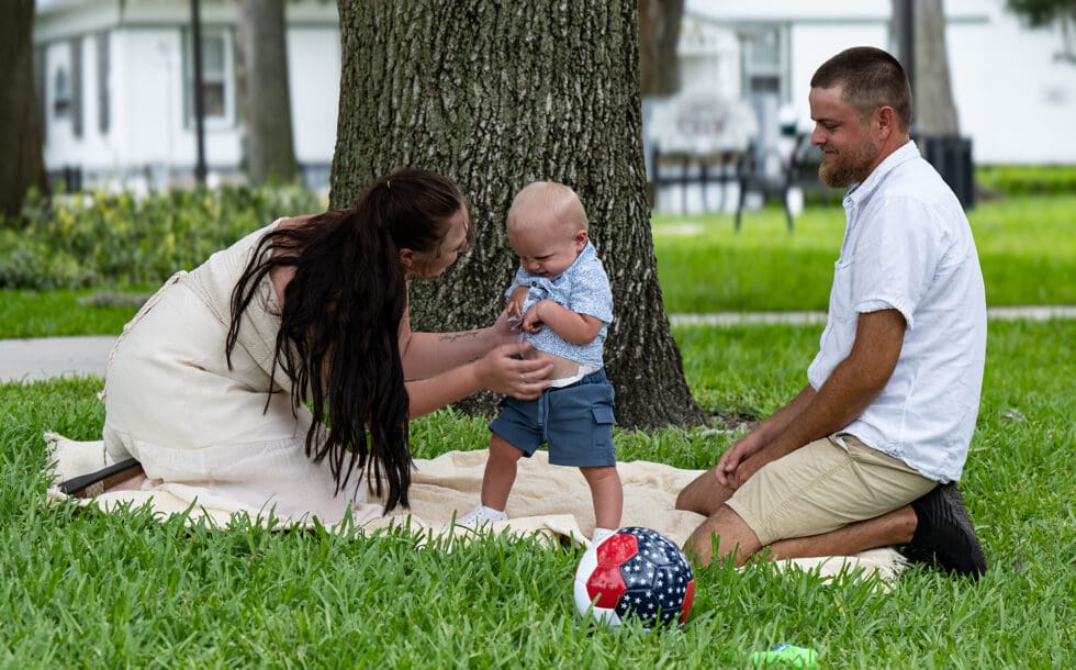 Bailey Wright outdoor family session – New Port Richey FL